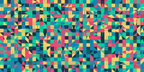 Abstract art with shapes