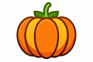 Obraz premium pumpkin vector illustration, halloween pumpkin isolated