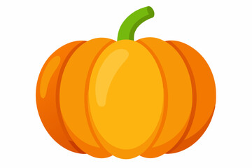 Obraz premium pumpkin vector illustration, halloween pumpkin isolated