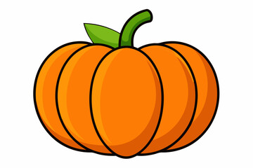 pumpkin vector illustration, halloween pumpkin isolated