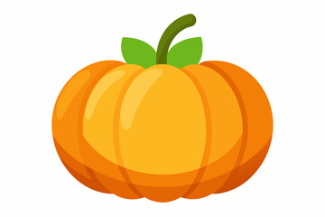 pumpkin vector illustration, halloween pumpkin isolated