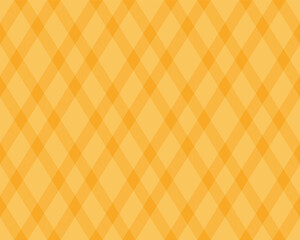 A cheerful, subtly textured diamond plaid pattern in warm golden hues.