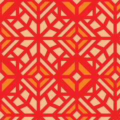 Abstract seamless geometric pattern vector illustration for wallpaper or fabric design
