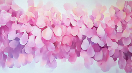 Floral arrangement in pink hues, decorative floral pattern for spring season, ideal as artistic decoration