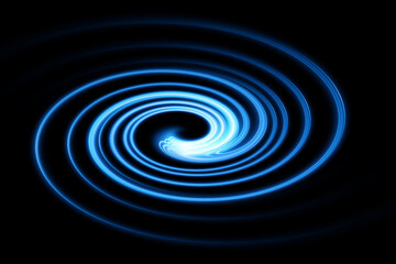 blue spiral vortex background