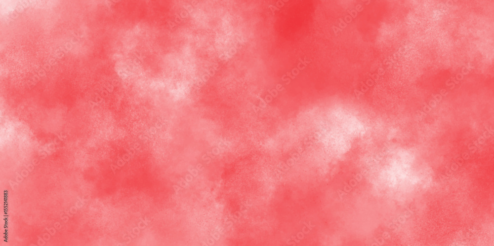 Aufkleber abstract red watercolor grunge texture background for light color glossy texture surface backdrop, w