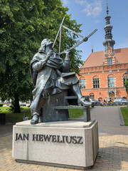 Pomnik Jana Heweliusza w Gdańsku. © malgo_walko