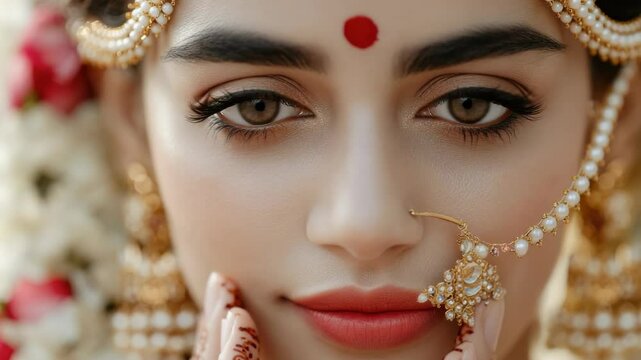 Joyful navratan video: sacred chant, durga blessing, seasonal devotion, divine presence, autumnal night, indian rite, goddess tribute, hindu worship, cultural essence, festive spirit