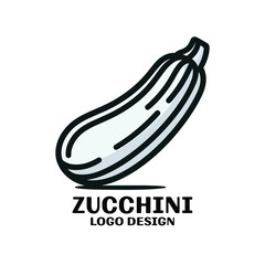 Zucchini Vector Logo Design