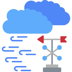 Weather vane icon