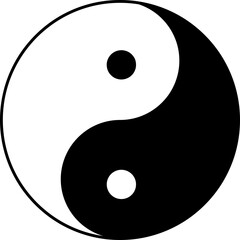 Yin yang pictogram