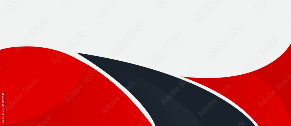 Poster red gray business frame border abstract transparent. header footer banner vector design