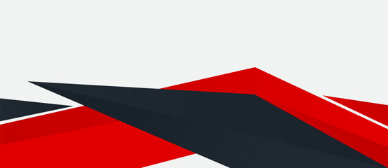 Red Gray Business Frame Border Abstract Transparent. Header Footer Banner Vector Design