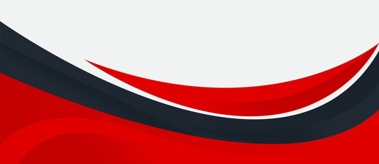 Red Gray Business Frame Border Abstract Transparent. Header Footer Banner Vector Design