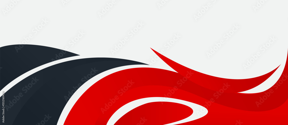 Poster red gray business frame border abstract transparent. header footer banner vector design