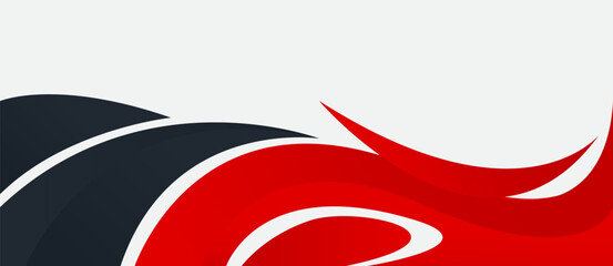 Red Gray Business Frame Border Abstract Transparent. Header Footer Banner Vector Design