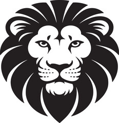 Detailed Tiger Face Illustration – Modern Monochrome Wildlife Vector