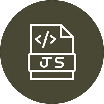 Javascript Vector Line icon Design