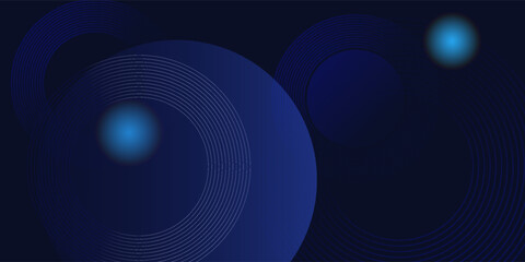 Abstract blue modern background with. Dynamic geometric shapes. Vector illustration.