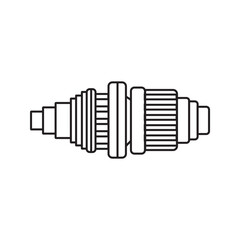 Line Drawing of a Cartridge Valve Assembly plumbing