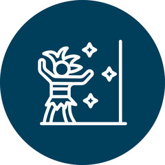 Brazilian Street Party Vector Line Icon Design