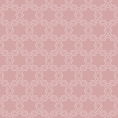 Dusty Pink Geometric Seamless Pattern Background