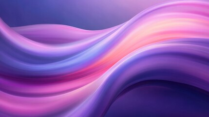 Naklejka premium Colorful abstract waves blend seamlessly for a dynamic and vibrant visual effect, ideal for backgrounds and design.