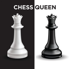 International Chess day chess Queen black and white colour with black and white background strategic, decision, leader, win, tower, object, isolated, design, checkmate, leadership, wooden, graphic, cl