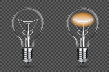 On and Off Light Bulb