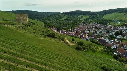 Blick auf Stetten / Baden W&uuml;rtemberg