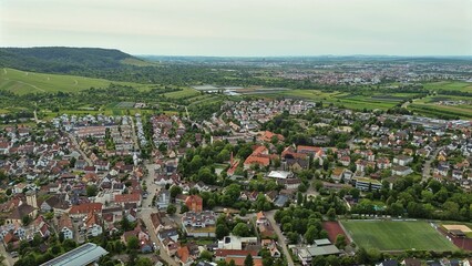 Blick auf Stetten / Baden W&uuml;rtemberg