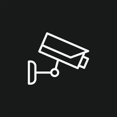 Security Camera CCTV Icon for Video Surveillance System, Property Protection, and Safety Monitoring