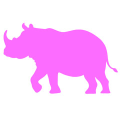 Rhino silhouette