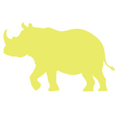 Rhino silhouette