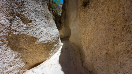 Narrow Canyon with Sandy Floor
