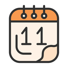 11 Calendar Icon