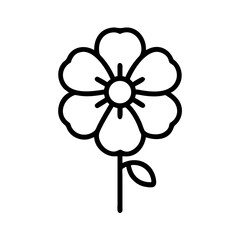 vector illustration of a flower