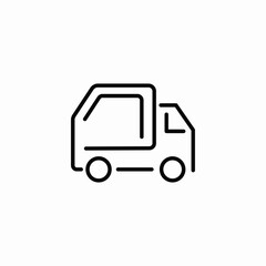service van icon sign vector