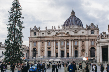 Obraz na płótnie Canvas saint peter basilica rome italy