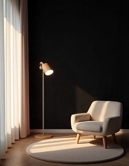 classic armchair in a room