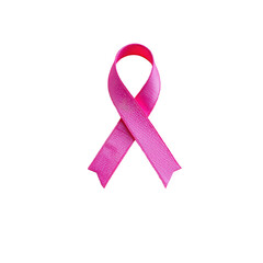 Pink Ribbon Symbolizing Support for Breast Cancer Awareness and Advocacy in Health and Community Initiatives