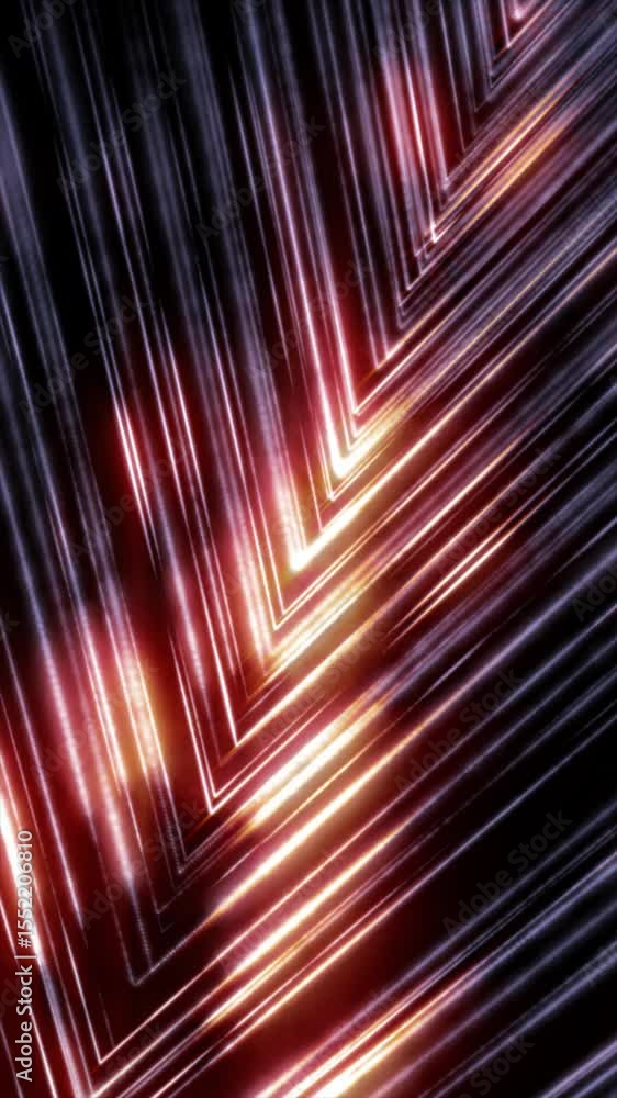 Poster bright light trails create mesmerizing patterns against a dark background, showcasing stunning color