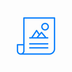 image page icon sign vector