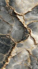 High-quality close-up of textured marble surface showcasing dark hues and golden veins in a modern design