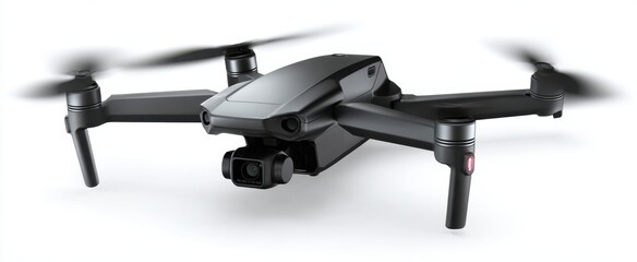 The sleek drone showcasing advanced technology for aerial photography and exploration.