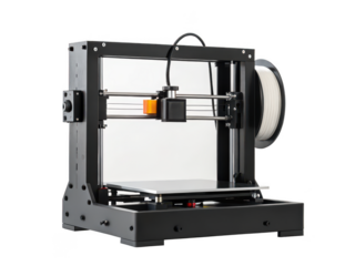 3D printer png black 3d printer png modern printer png filament printer png desktop 3d printer png printing device png transparent background image