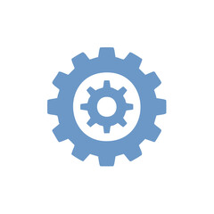 Light Blue Gear Cogs Rotating Mechanism on a Black Background Engineering Concept Technology Industrial