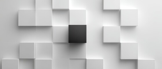 Minimalist Art Design Featuring Underrepresented Element in Composition