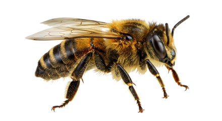 bee on white background, png/maki