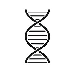 Abstract DNA Helix Structure Depiction of Genetic Code and Molecular Biology